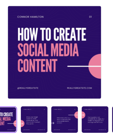 Instagram Carousel