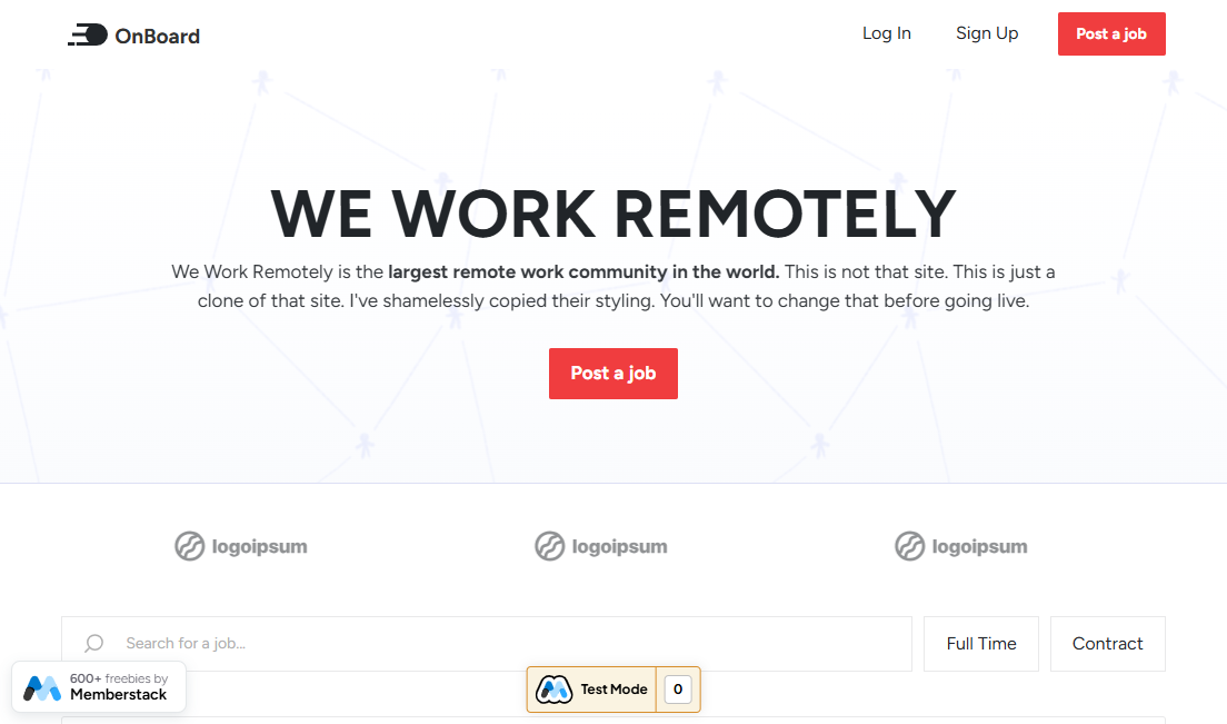 Job Board Template